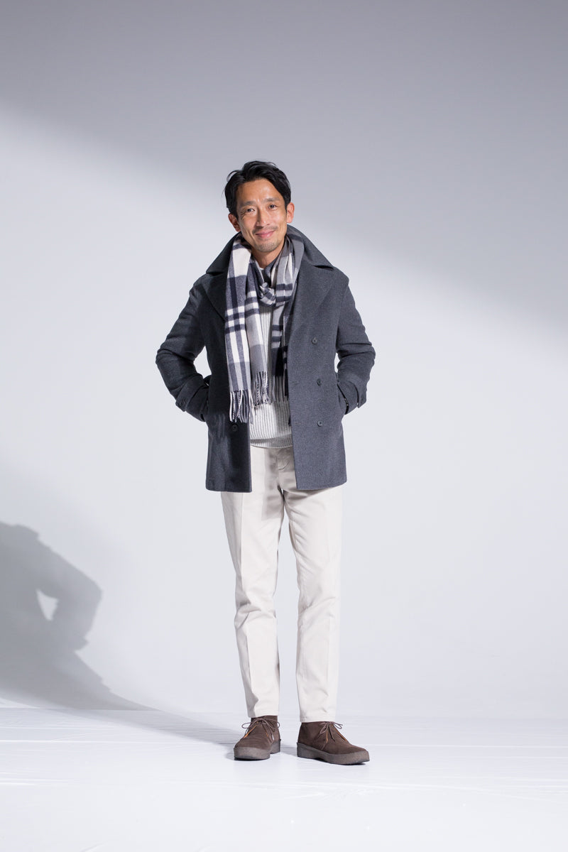 完売御礼】弩級のカシミアコート ジャッコーネ【グレー