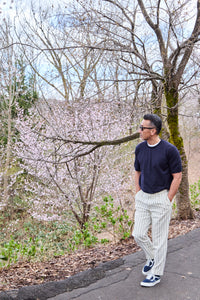 ※100着限定※【匠シリーズ】頂上サマーニット（クルーネックTシャツ） NAVY
