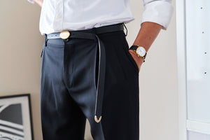 【レザーのカシミヤ】最強ディアスキンレザーベルト 〜MADE in ITALY〜