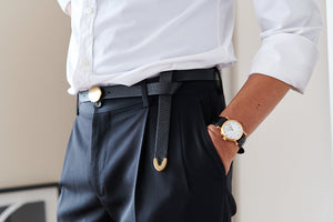 【レザーのカシミヤ】最強ディアスキンレザーベルト 〜MADE in ITALY〜