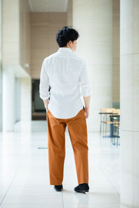 【本日14時まで！特別アンコール販売】頂上リネンシャツ WHITE【ラストチャンス100着】
