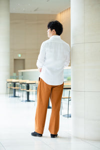 【本日14時まで！特別アンコール販売】頂上リネンシャツ WHITE【ラストチャンス100着】