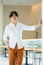画像をギャラリービューアに読み込む, 【本日14時まで！特別アンコール販売】頂上リネンシャツ WHITE【ラストチャンス100着】