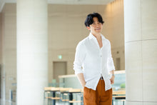 画像をギャラリービューアに読み込む, 【本日14時まで！特別アンコール販売】頂上リネンシャツ WHITE【ラストチャンス100着】