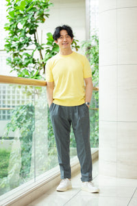 ※50着限定※【匠シリーズ】頂上サマーニット（クルーネックTシャツ） YELLOW