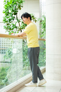 ※50着限定※【匠シリーズ】頂上サマーニット（クルーネックTシャツ） YELLOW