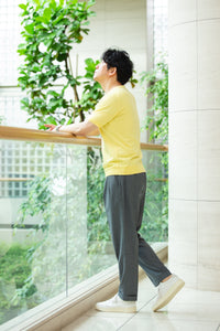 ※50着限定※【匠シリーズ】頂上サマーニット（クルーネックTシャツ） YELLOW