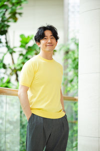 ※50着限定※【匠シリーズ】頂上サマーニット（クルーネックTシャツ） YELLOW