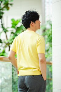 ※50着限定※【匠シリーズ】頂上サマーニット（クルーネックTシャツ） YELLOW