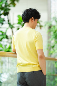 ※50着限定※【匠シリーズ】頂上サマーニット（クルーネックTシャツ） YELLOW
