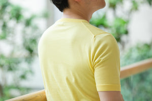 ※50着限定※【匠シリーズ】頂上サマーニット（クルーネックTシャツ） YELLOW