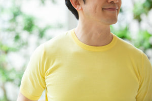※50着限定※【匠シリーズ】頂上サマーニット（クルーネックTシャツ） YELLOW