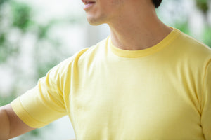 ※50着限定※【匠シリーズ】頂上サマーニット（クルーネックTシャツ） YELLOW