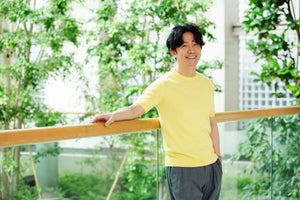 ※50着限定※【匠シリーズ】頂上サマーニット（クルーネックTシャツ） YELLOW