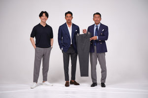 【日本の匠シリーズ】3Dドレスパンツ 〜ライトグレー〜【先着100本】