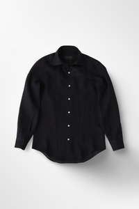 【特別アンコール販売】頂上リネンシャツ BLACK【ラストチャンス100着】
