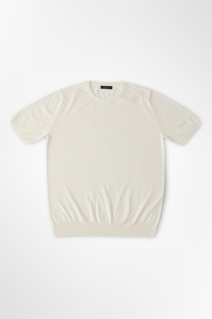 ※100着限定※【匠シリーズ】頂上サマーニット（クルーネックTシャツ）WHITE
