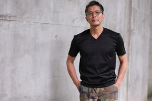 【限定100着】超・頂上Tシャツ（Vネック）〜ブラック〜